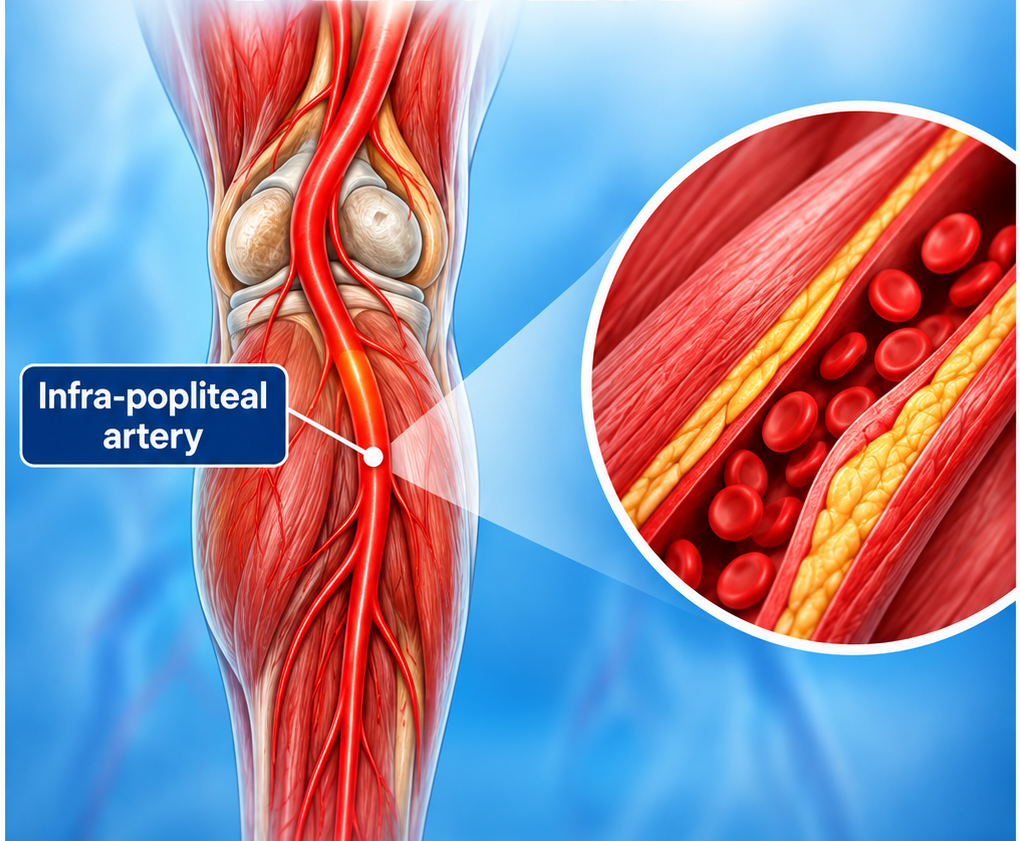 infra popliteal artery